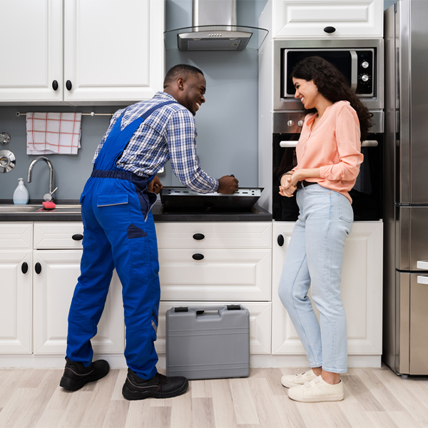 can you provide an estimate for cooktop repair before beginning any work in Violet